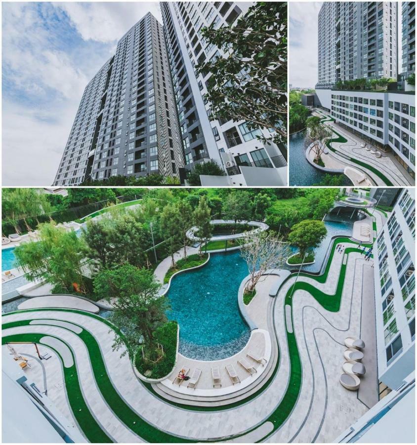 Ideo O2网红泳池 32F Skyline view Bitec BTS Bangna400米 Apartament Bangkok Zewnętrze zdjęcie