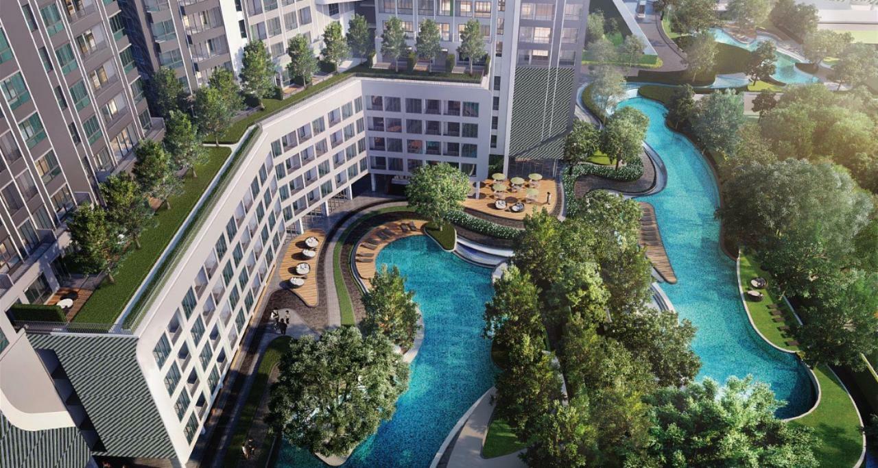 Ideo O2网红泳池 32F Skyline view Bitec BTS Bangna400米 Apartament Bangkok Zewnętrze zdjęcie